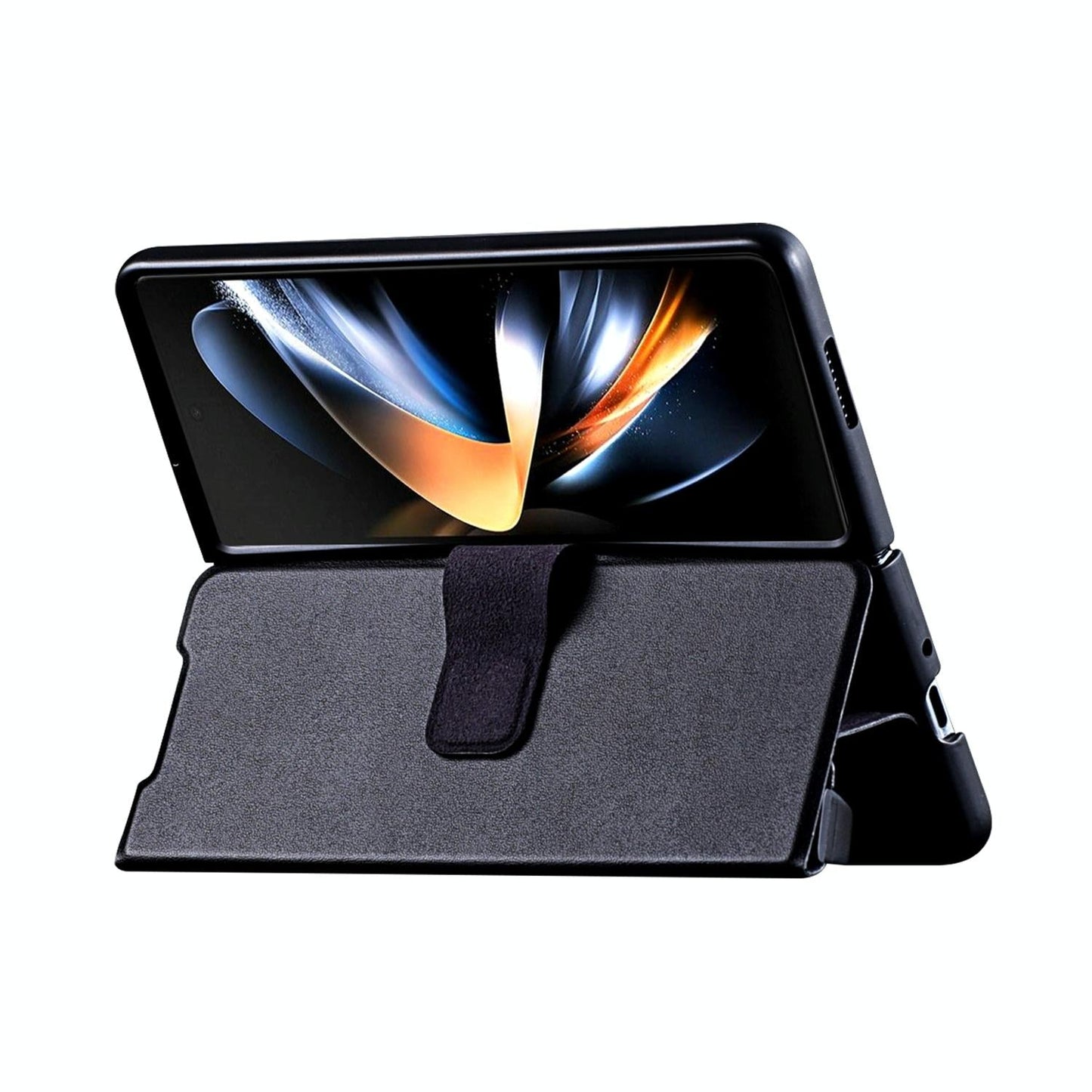 NNEIDS Foldable Magnetic Phone Case With Pen Holder For Samsung Galaxy Z Fold 4 - Portable And Practical - GearHaus