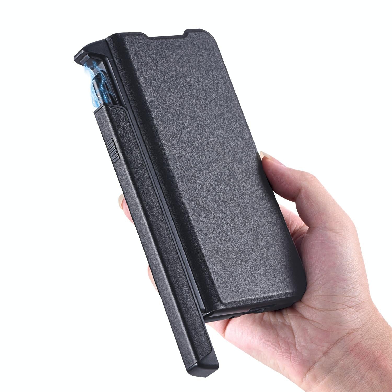 NNEIDS Foldable Magnetic Phone Case With Pen Holder For Samsung Galaxy Z Fold 4 - Portable And Practical - GearHaus
