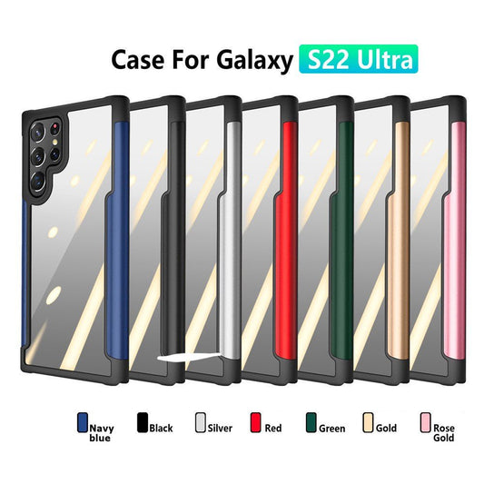 Metal Transparent Phone Case for Samsung S22 - GearHaus