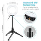 NNEIDS 12Cm Ring Light & Desktop Tripod Selfie Stick Mount With Usb Led Ring Selfie Beauty Vlogging Photography Video Lights Kit In Black - GearHaus