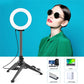 NNEIDS 12Cm Ring Light & Desktop Tripod Selfie Stick Mount With Usb Led Ring Selfie Beauty Vlogging Photography Video Lights Kit In Black - GearHaus