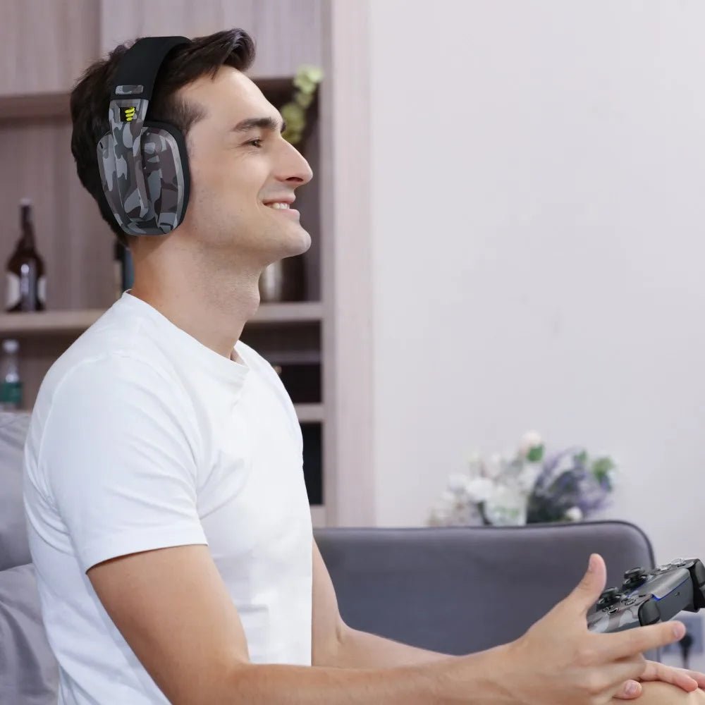 NNEOBA Wireless Gaming Headset with Mic Camouflage - GearHaus
