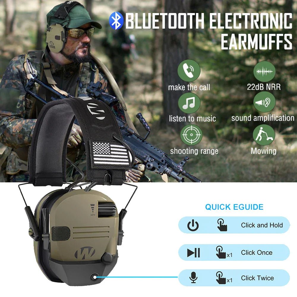 Bluetooth 5.1 Anti - Noise Tactical Shooting Headset - GearHaus