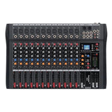 NNEDSZ Hridz 12 Channel Mixing Console Live Studio Audio DJ Mixer Sound Board USB Interface - GearHaus