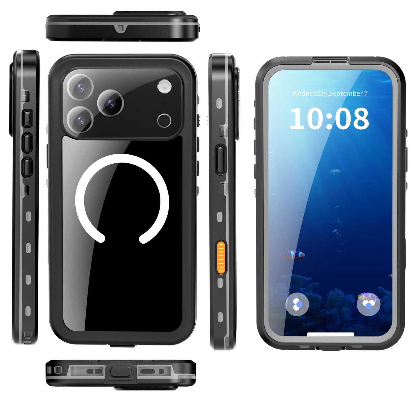 NNEDSZ iPhone 17 Pro Max Waterproof Case Shockproof Case - GearHaus