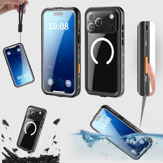 NNEDSZ iPhone 17 Pro Max Waterproof Case Shockproof Case - GearHaus