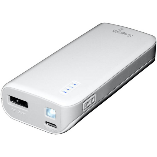MediaRange MR751 Power Bank 5200mAh - Fehér (MR751)-0
