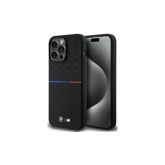 Zadný Kryt BMW pre Apple iPhone 15 Pro Max čierny (BMHMP15X22SMPK) - GearHaus