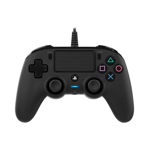 Controller cu fir Nacon Compact pentru Playstation 4, Negru (PS4OFCPADBLACK) - GearHaus