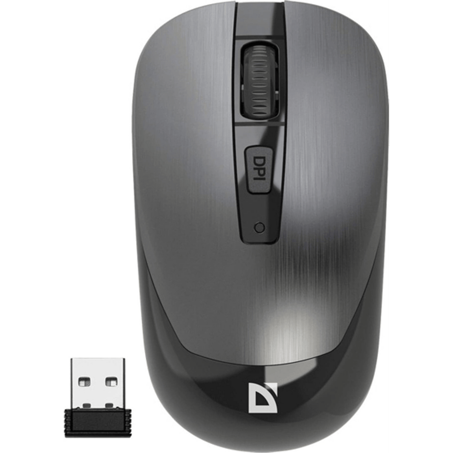 Mysz Defender Mysz bezprzewodowa Defender WAVE MM - 995 optyczna bezklikowa silent 1600dpi srebrna (52993) - GearHaus