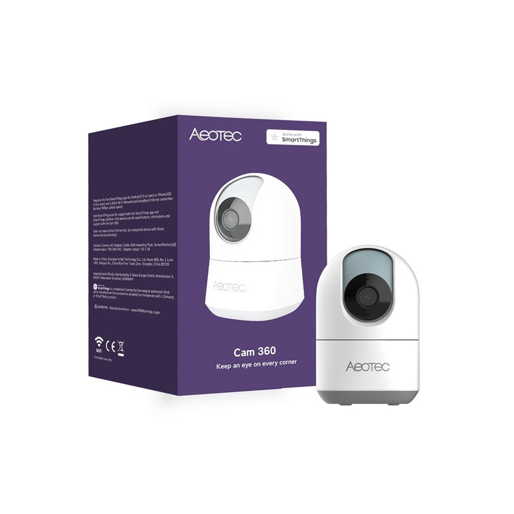 Kamera IP AEOTEC SMART HOME CAMERA 360/GP - AEOCAM AEON (GP - AEOCAMEU) - GearHaus