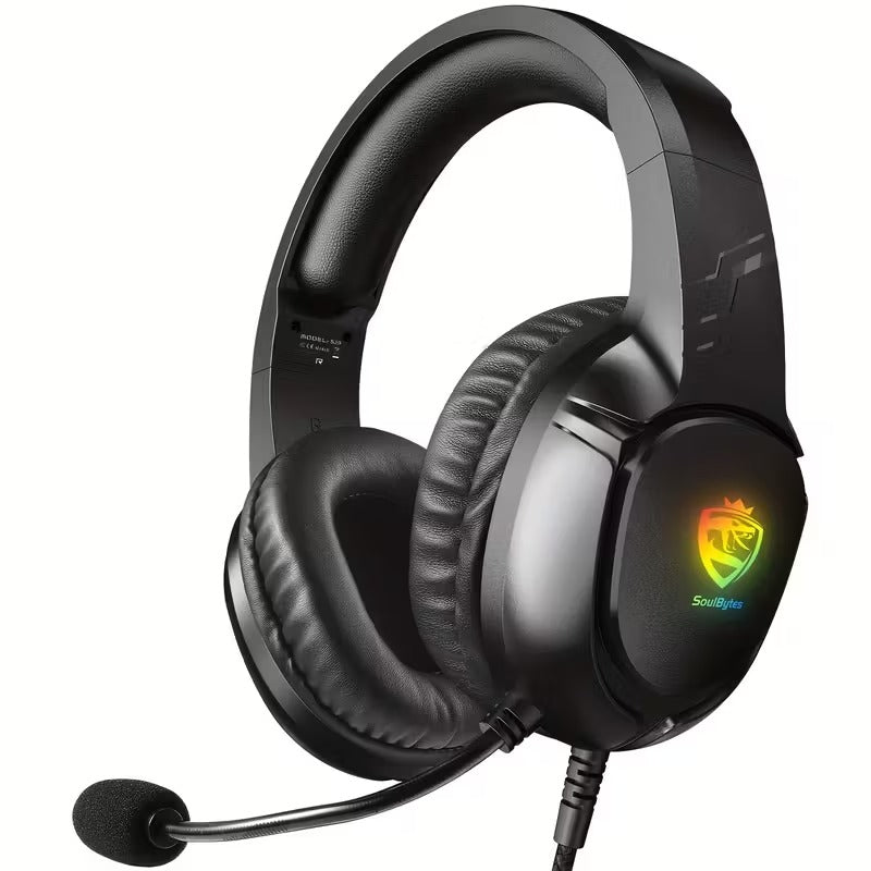 NNETM S20 Gaming Headset 50mm LED Mic - GearHaus