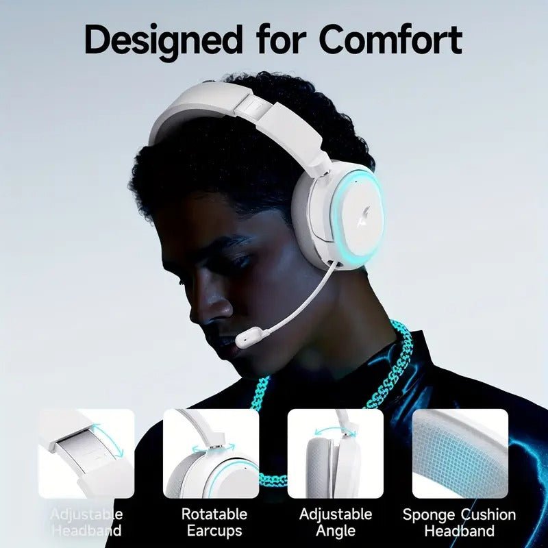 NNETM Wireless Gaming Headset with Surround Sound - GearHaus