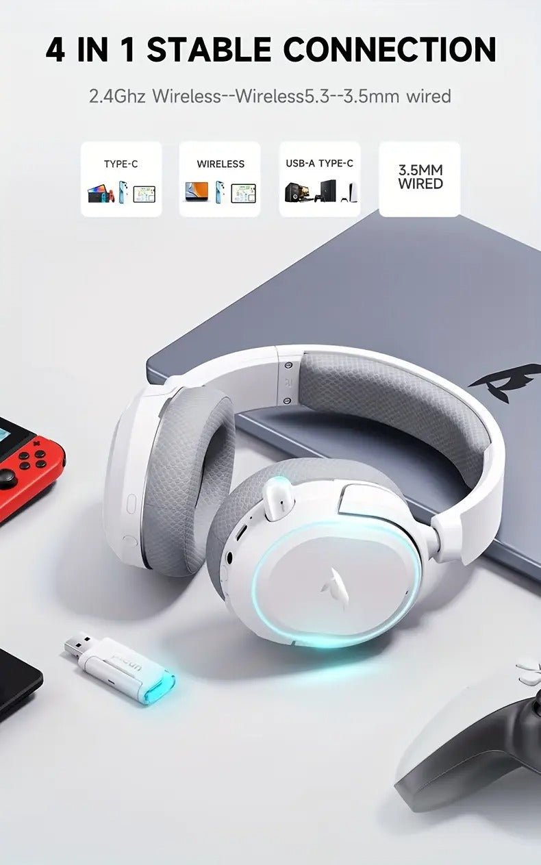 NNETM Wireless Gaming Headset with Surround Sound - GearHaus