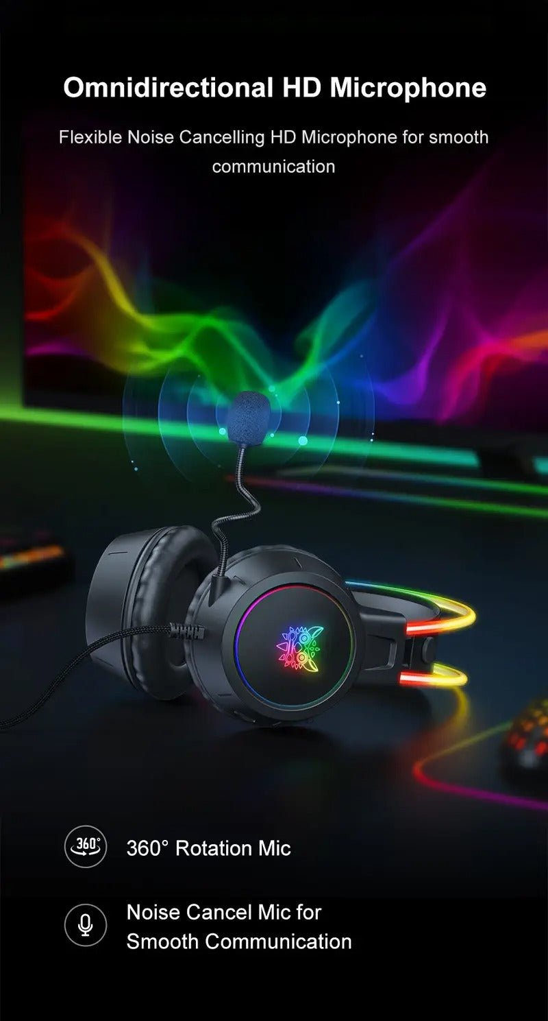 NNETM Gaming Headset Noise Cancellation Sound - GearHaus