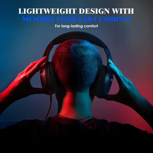 NNETM S20 Gaming Headset 50mm LED Mic - GearHaus