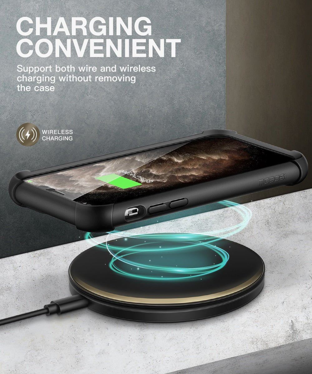 Epoch Series Case For iPhone 11 Case Full - Body Drop Protection Shockproof Phone Case Cover with Built - in Screen Protector - GearHaus